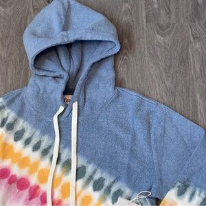 feat | Unisex ‘Sunrise’ Blanket Blend™️ Rainbow Tie-Dye Hoodie - NWT!